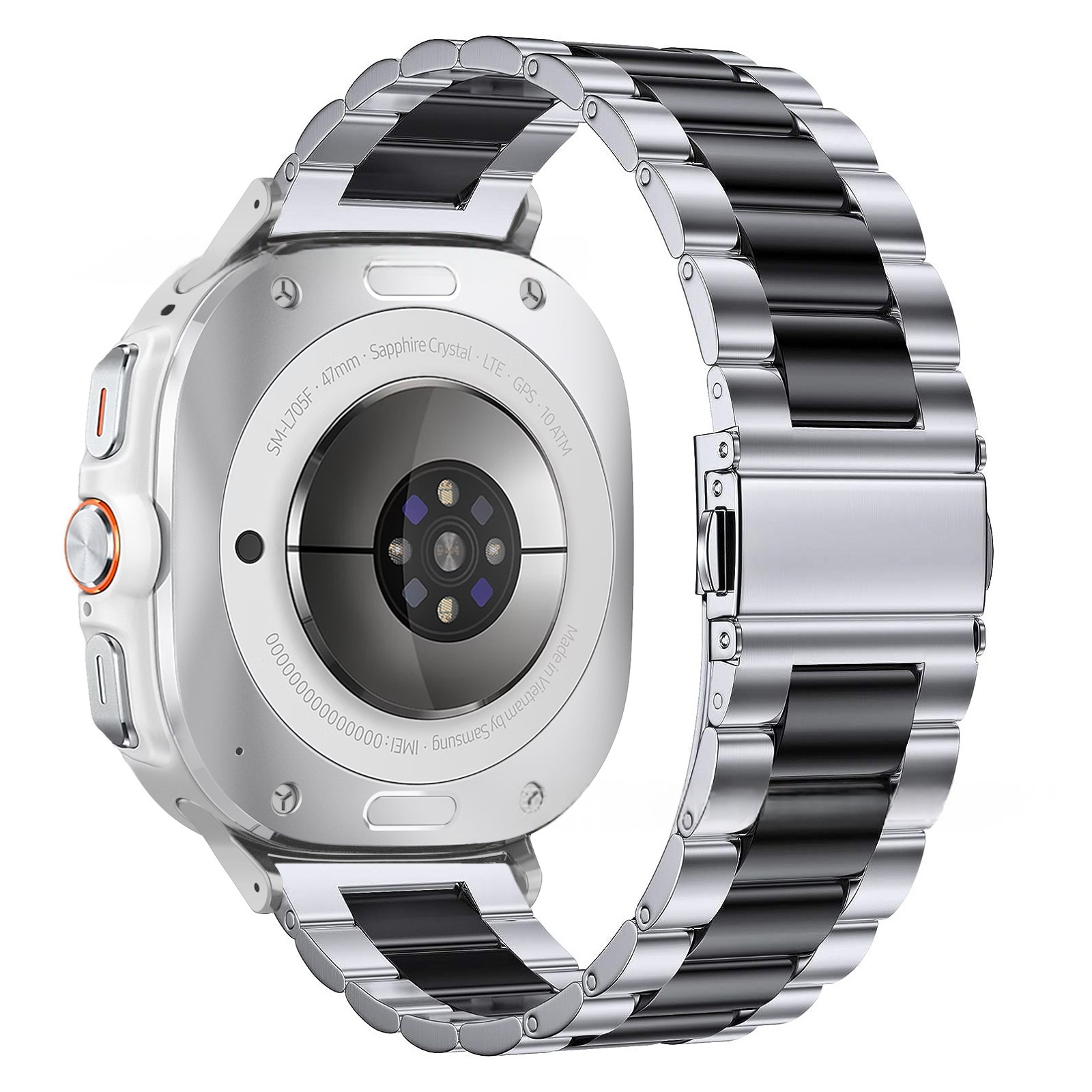 Dây Thép Hai Màu cho Samsung Galaxy Watch Ultra 47mm - Hàng Chính Hãng