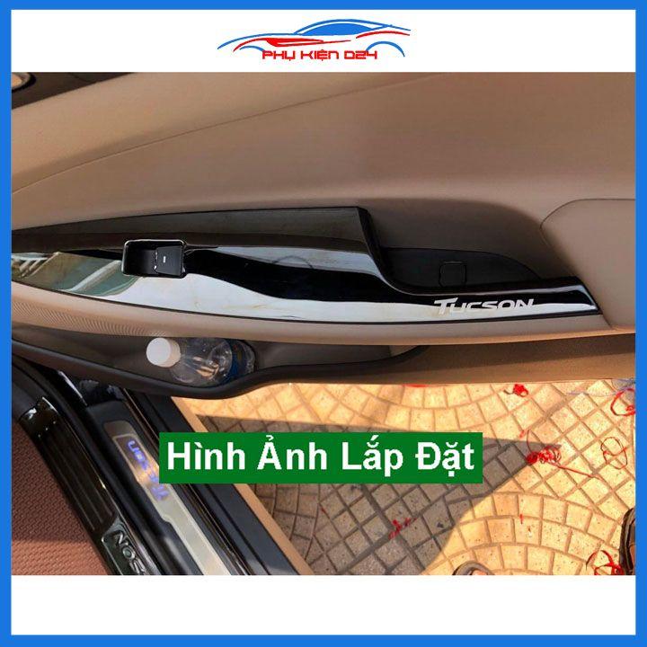 Ốp nội thất Tucson 2018-2019-2020-2021 vân Titan bảo vệ chống trầy xước và làm đẹp xe