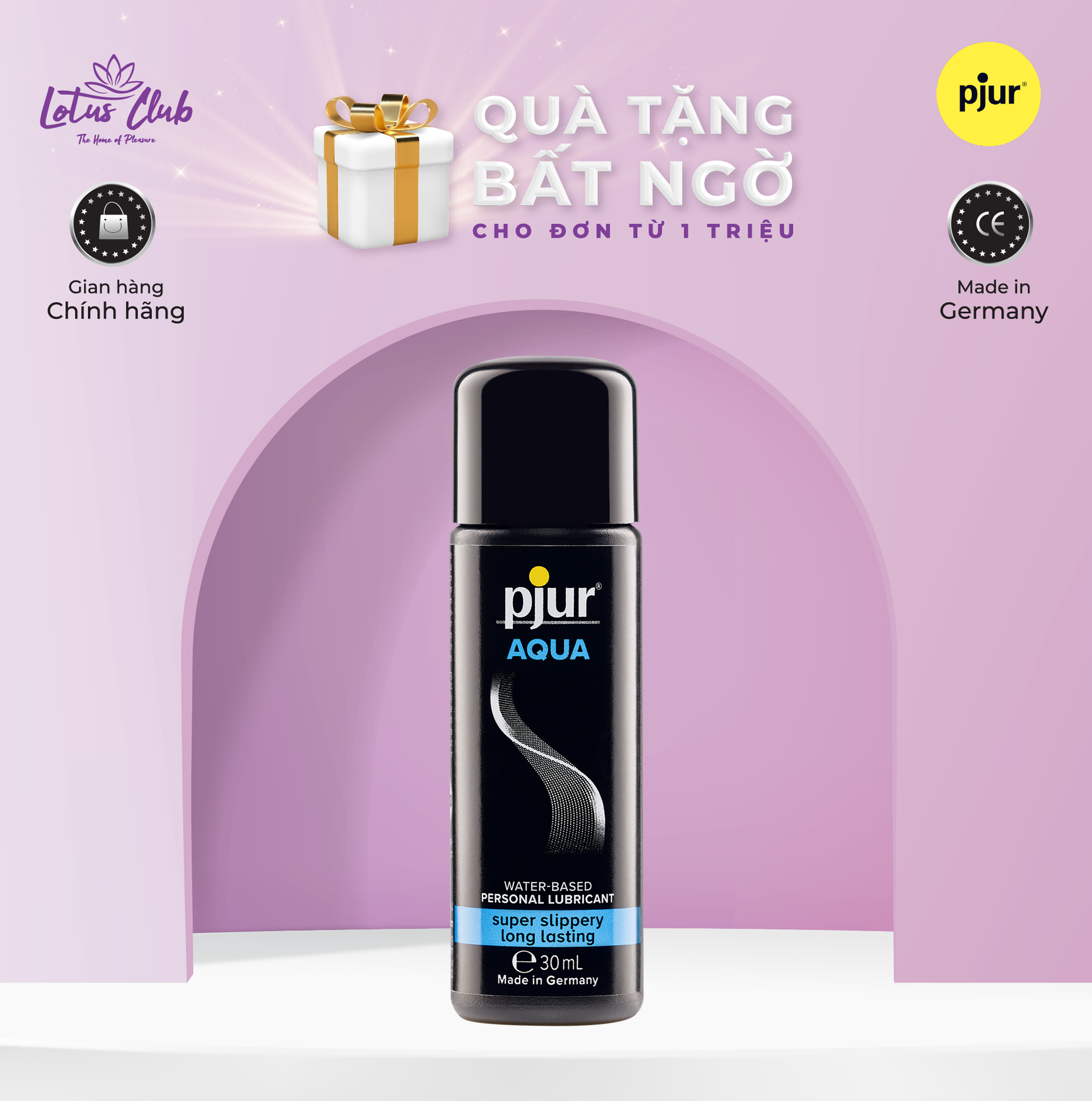 Gel bôi trơn gốc nước pjur AQUA 30ml