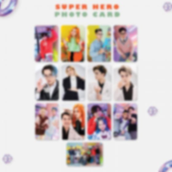 Hero team photocard set 13 ảnh