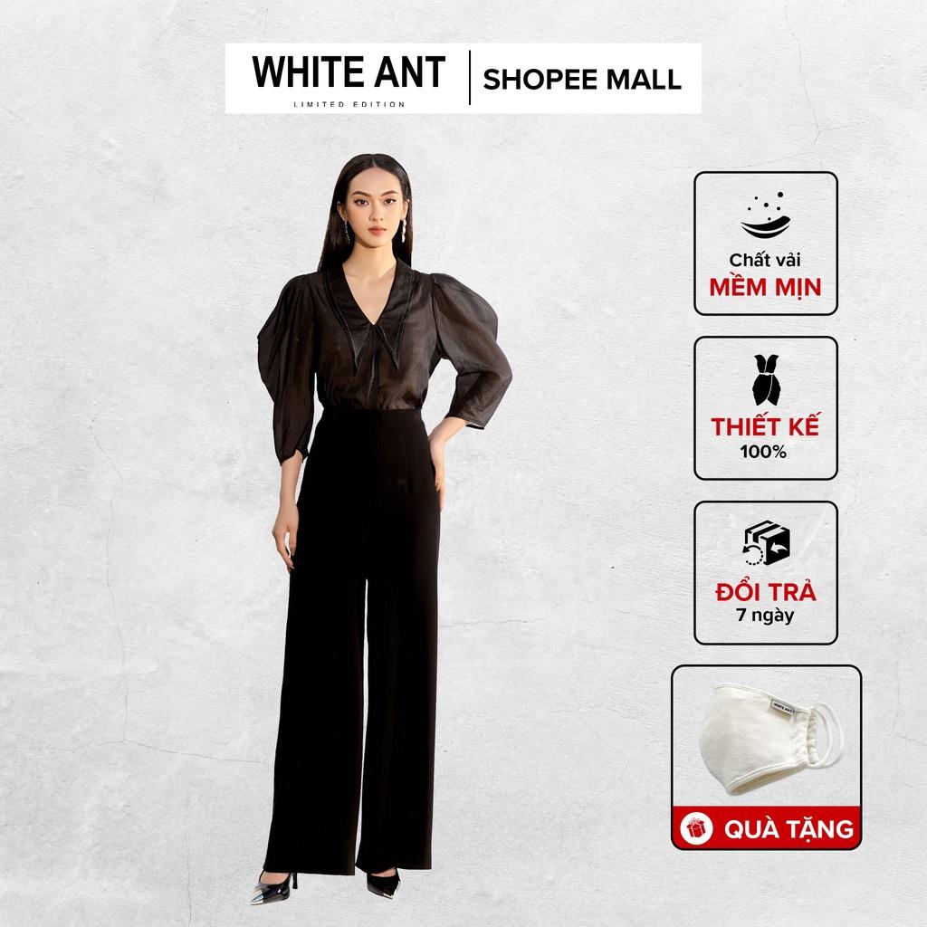 Quần Suông Công Sở Cạp Cao WHITE ANT MILCAH WIDE LEG TROUSERS Thiết Kế Ống Rộng Tôn Dáng 160200103