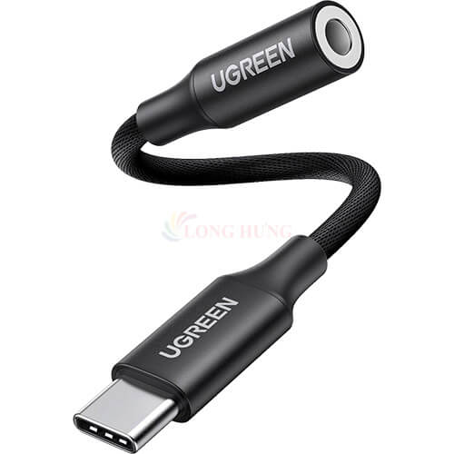 Cổng chuyển đổi Ugreen USB-C to 3.5mm Audio Cable AV161 - Hàng chính hãng