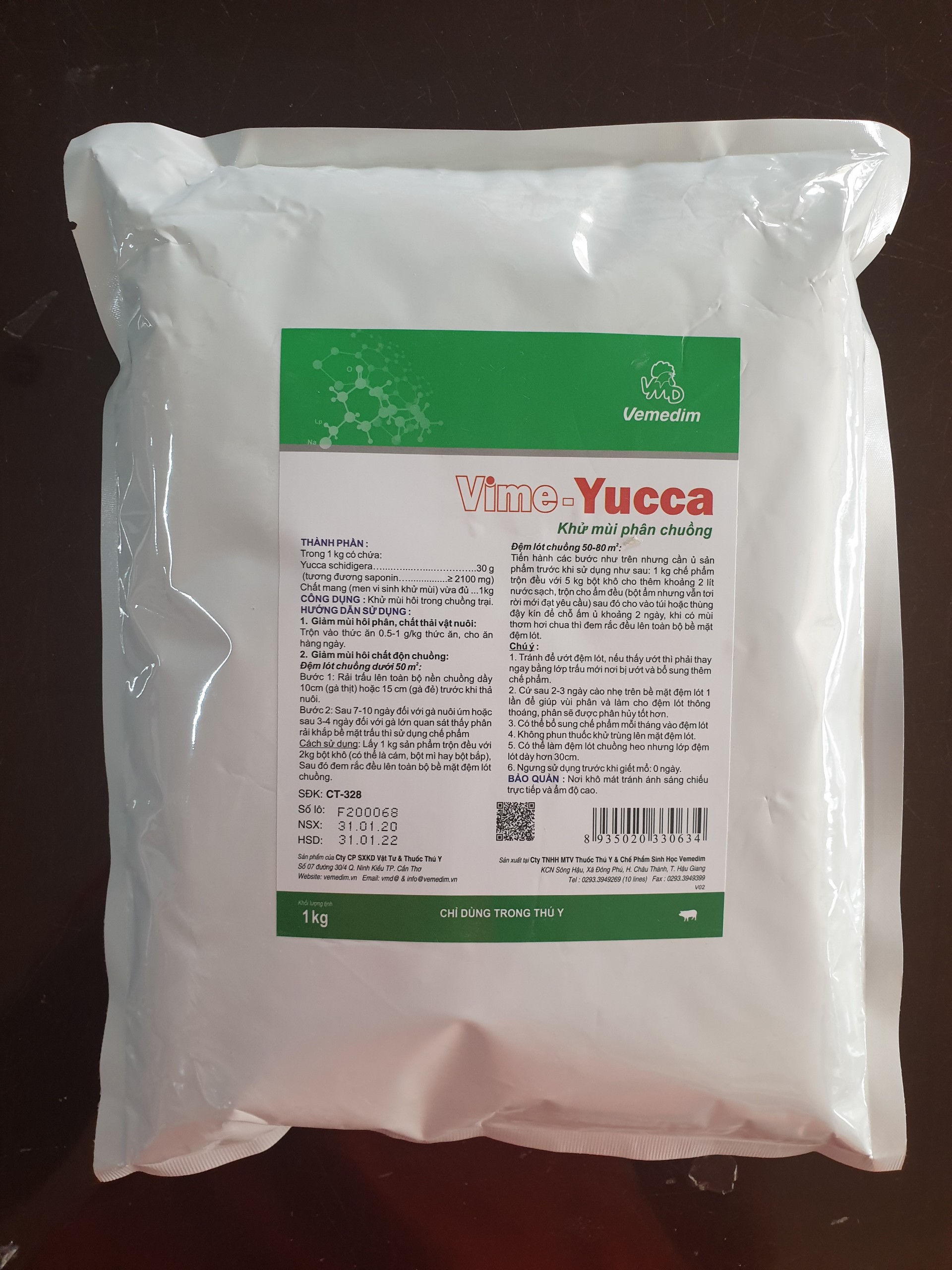 Men vi sinh dùng trong chăn nuôi Yucca 1kg