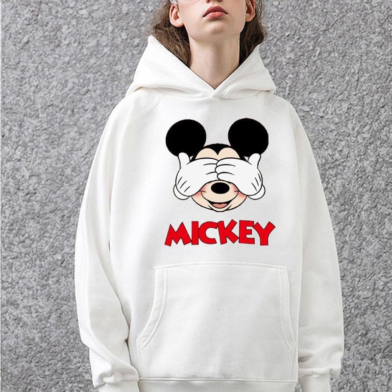 Áo hoodie nỉ in hình Chuột Mickey Disney