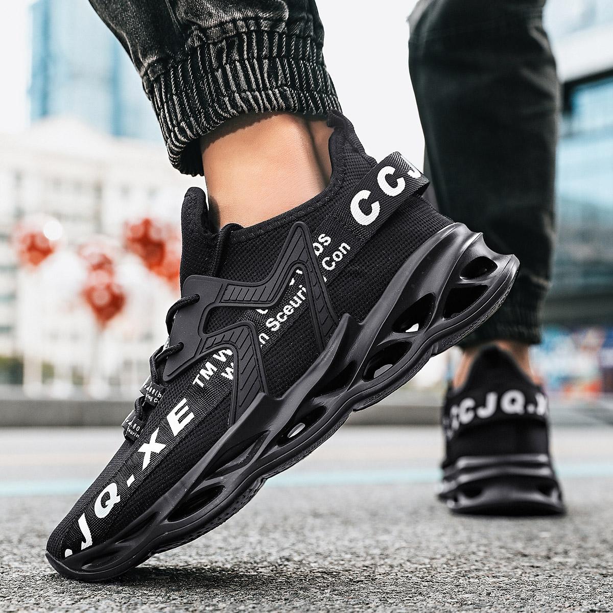 Giày thể thao giải trí ngoài trời mùa xuân và mùa hè mới Color: C116-black Shoe Size: 46