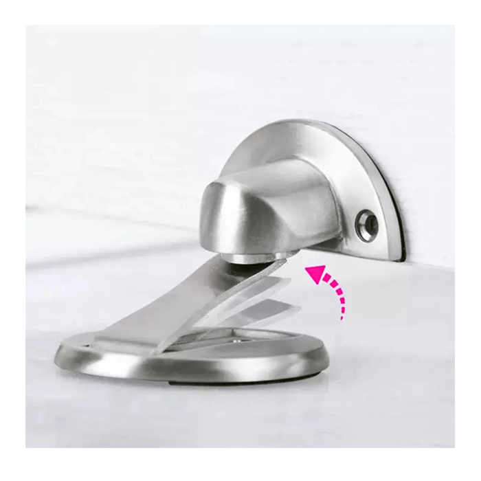 Hít chặn cửa nam châm chống va đập đế dẹt âm sàn 5mm