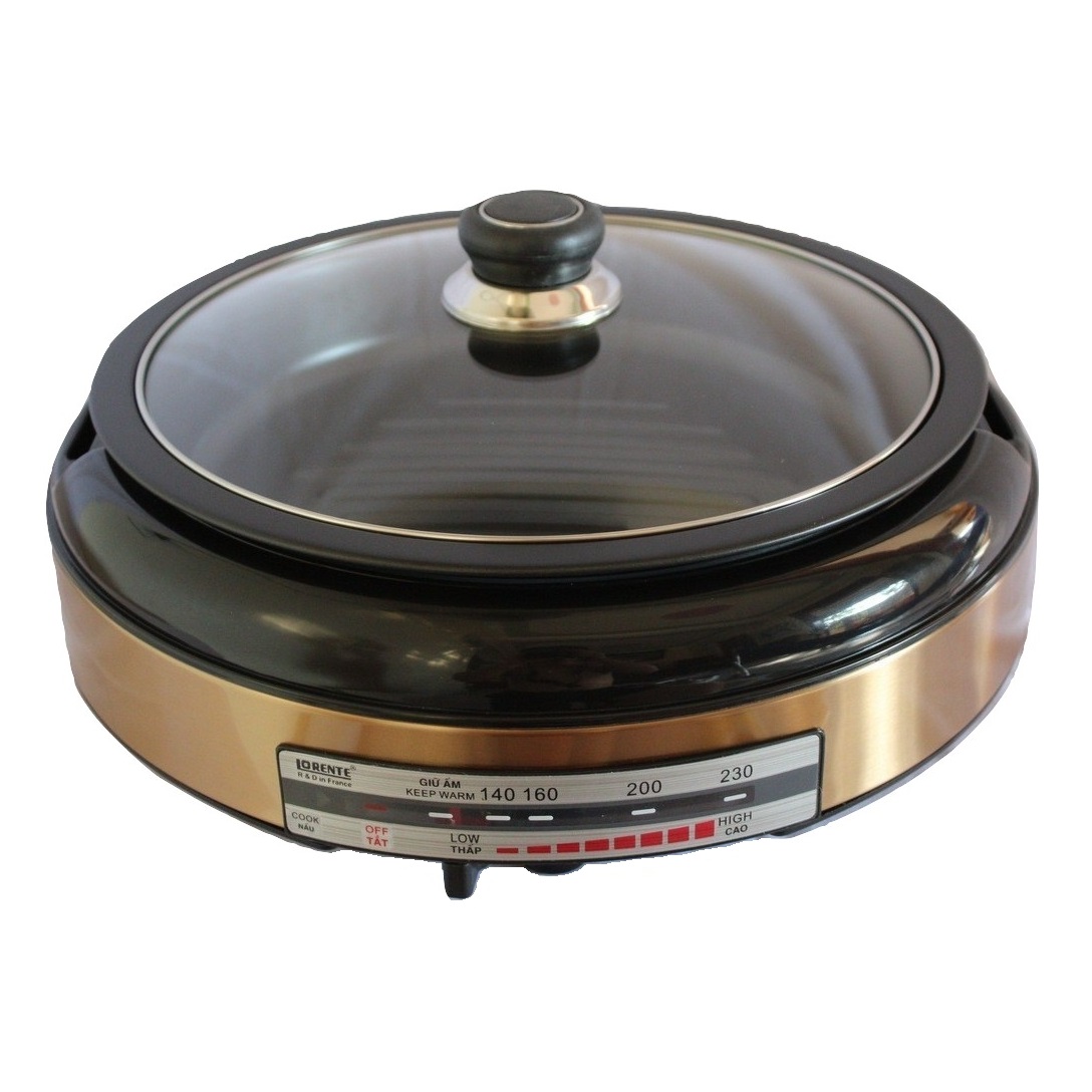 Nồi Lẩu Nướng Điện Đa Năng Lorente LT-780 - Màu Ngẫu Nhiên - Chính Hãng