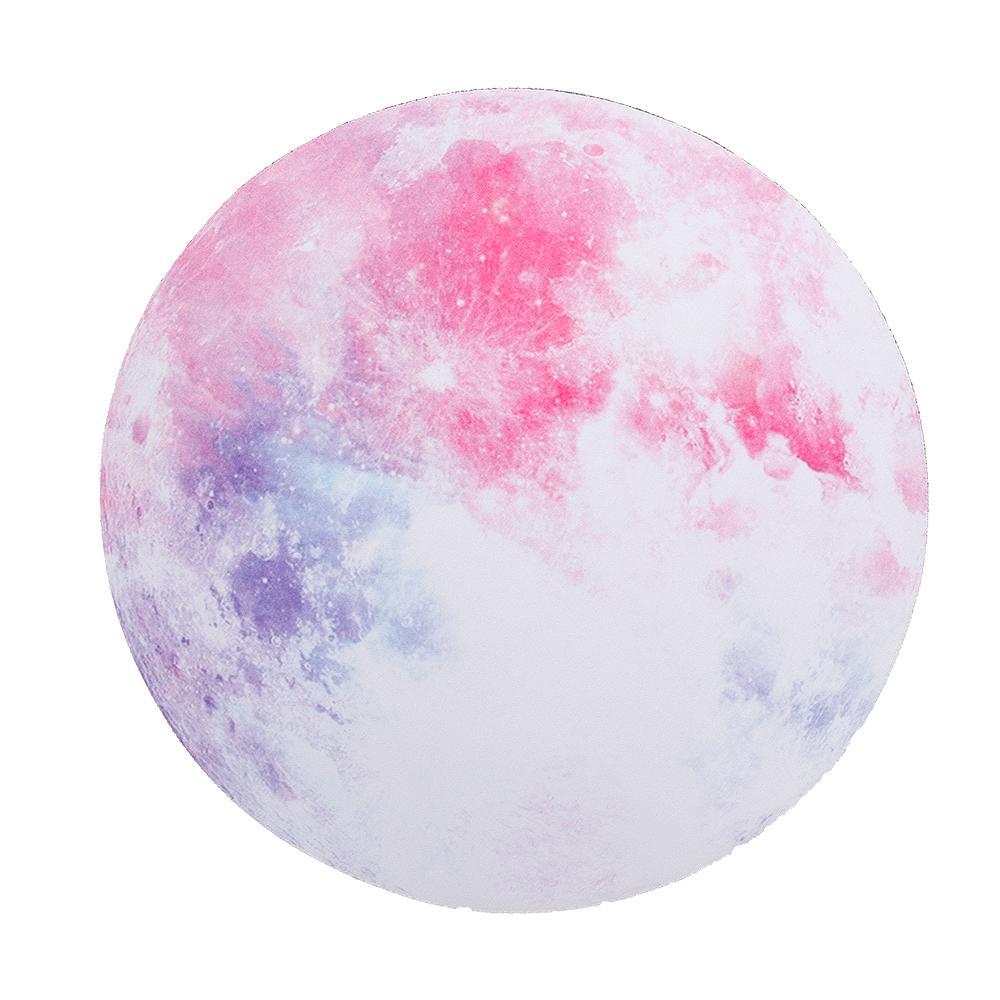 Round Mouse Pad Gaming Mouse Pad Anti-skid Wear-resistant Rubber Mouse Pad Suitable for Home Game Office Red Magic