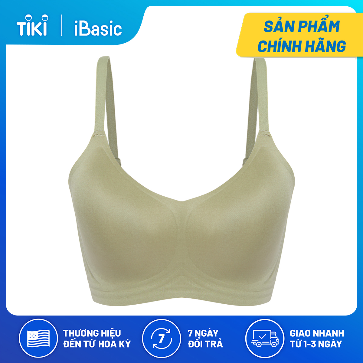 Áo Ngực Mút Mỏng Không Đường May Phom T-Shirt iBasic BRAW075