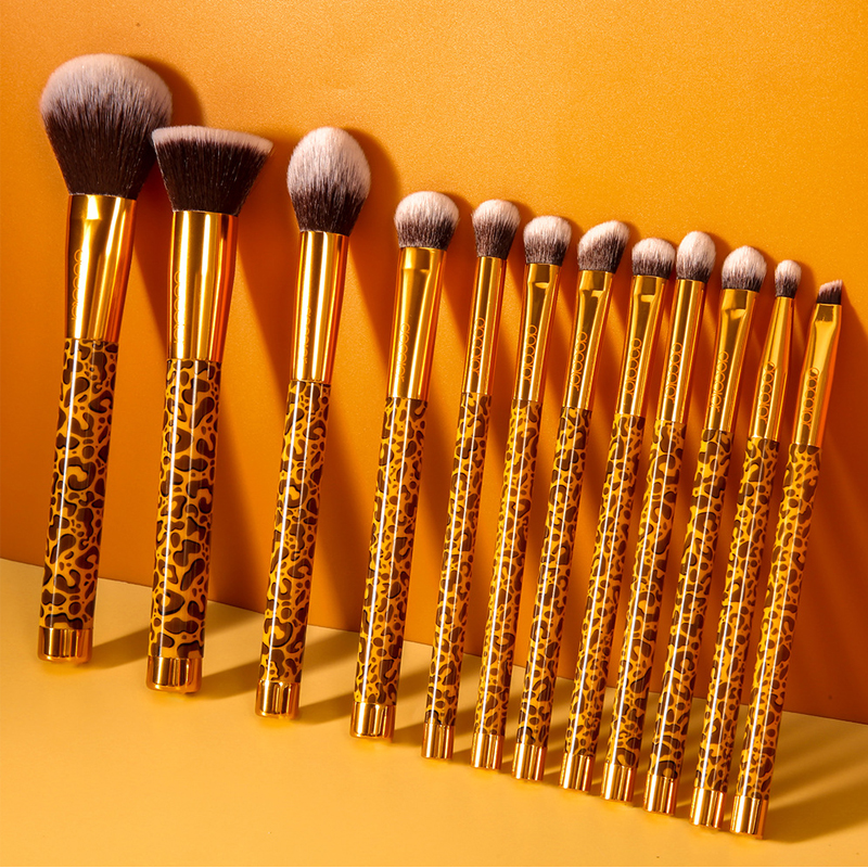 Bộ Cọ Docolor Leopard 12 Pieces Makeup Brush Set