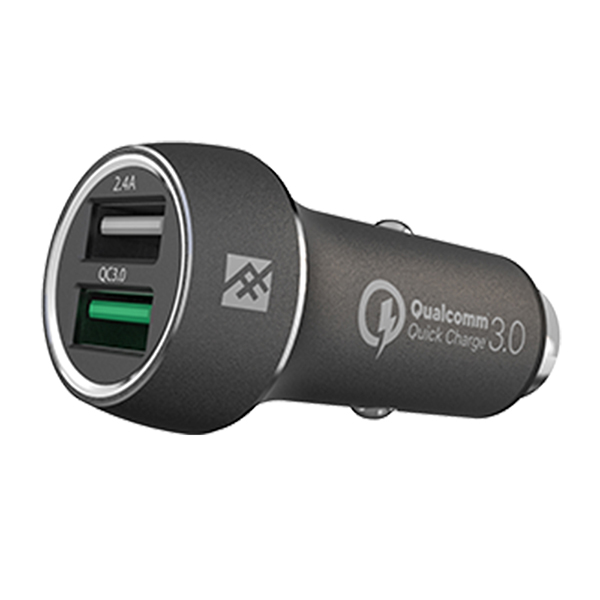 Sạc xe hơi iFrogz UniqueSync Premium Dual USB Car Charger - Hàng chính hãng