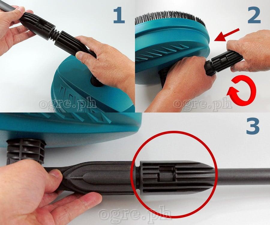 BÀN CHẢI XỊT RỬA 250MM TOTAL TGTPB251 - HÀNG CHÍNH HÃNG