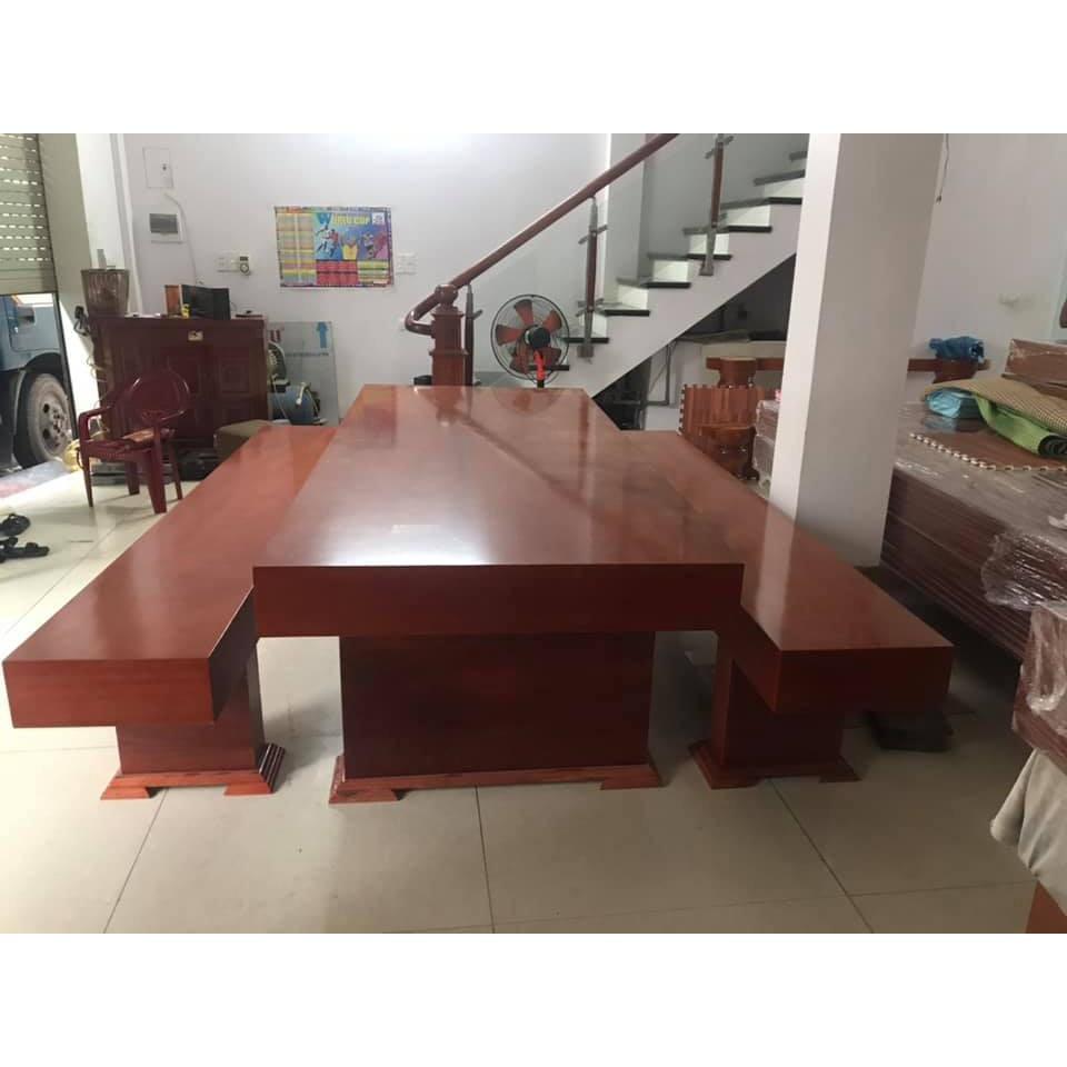 Bộ bàn ghế ăn kiểu k3 hộp gỗ xoan đào đóng hộp