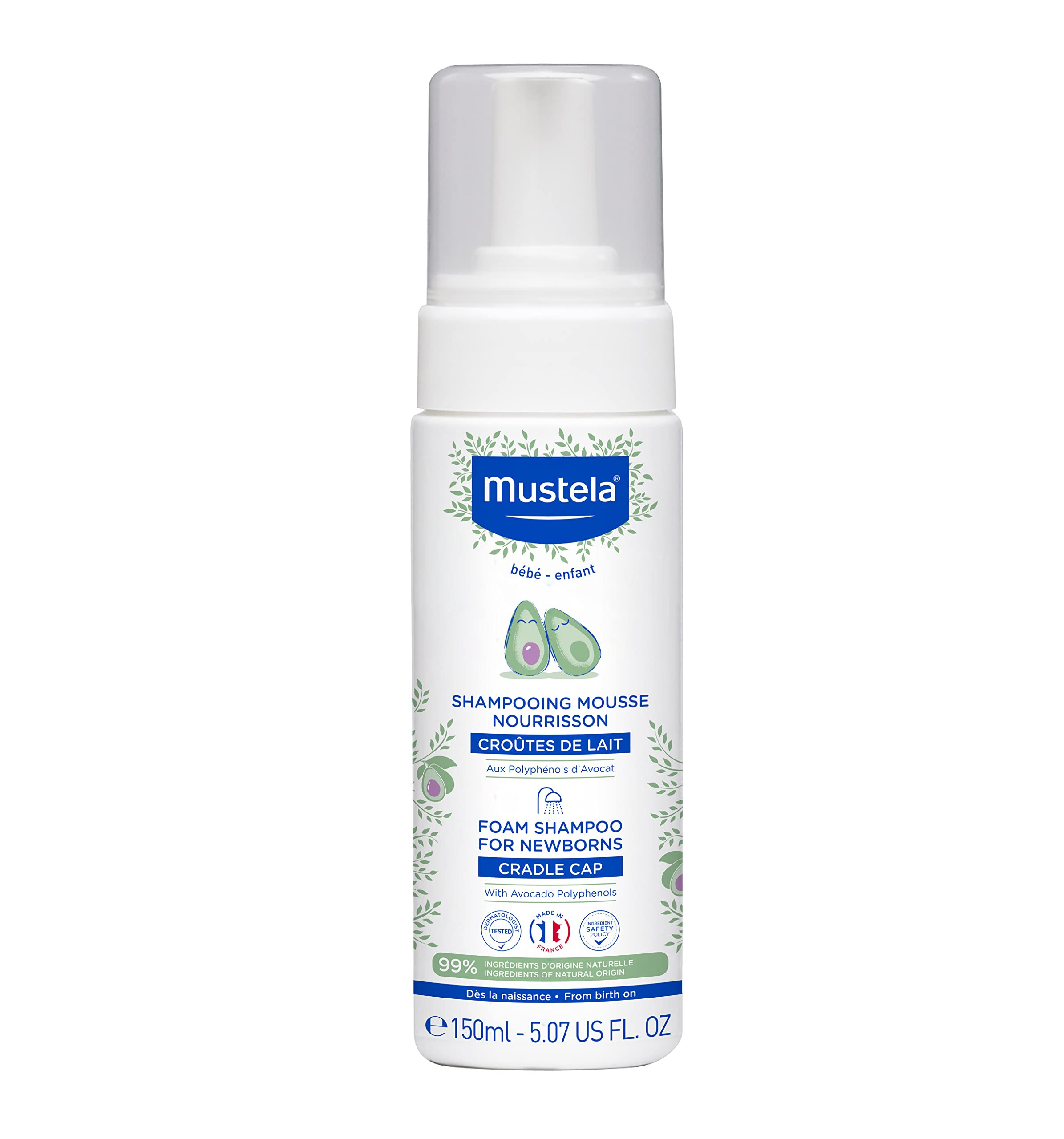 Dầu Gội hỗ trợ điều trị Cứt Trâu Mustela (150ml)