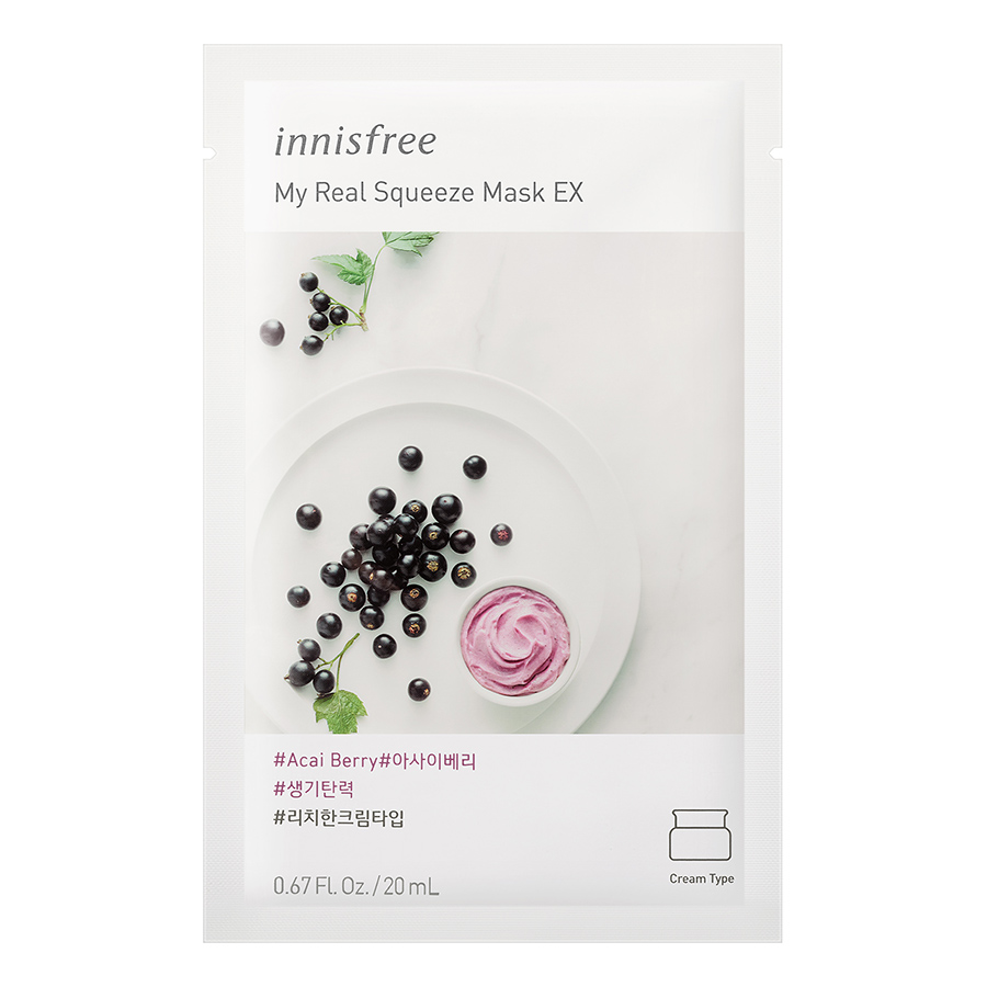 Mặt Nạ Giấy Innisfree My Real Squeeze Mask 20ml