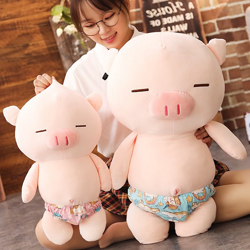 Gấu bông heo mặc quần chip dễ thương siêu bựa, lợn mặc sịp siêu cưng cute (25cm----&gt;70cm) vải miniso 4 chiều co giãn êm ái mềm mại, hàng xịn cao cấp loại 1