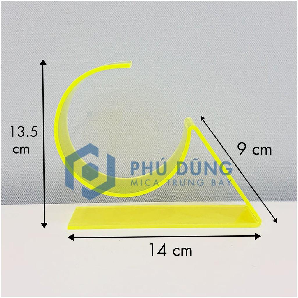 Kệ Mica ỐC SÊN TRONG SUỐT Trưng Bày Dây Nịt