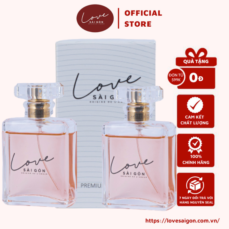 Combo 4 Chai Nước Hoa Love Sài Gòn - Nước Hoa Nữ  50ml Thơm Lâu, Quyến Rũ - LSG Premium