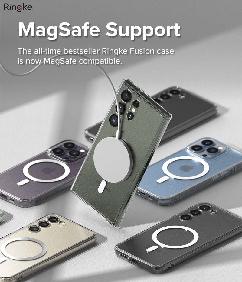 Hình ảnh Ốp lưng dành cho Samsung Galaxy S23 Ultra RINGKE Fusion Magnetic - Hàng Chính Hãng