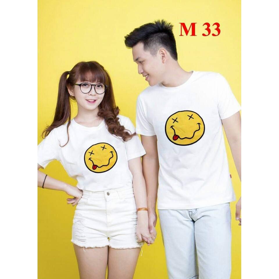 Áo đôi mặt cười đáng yêu