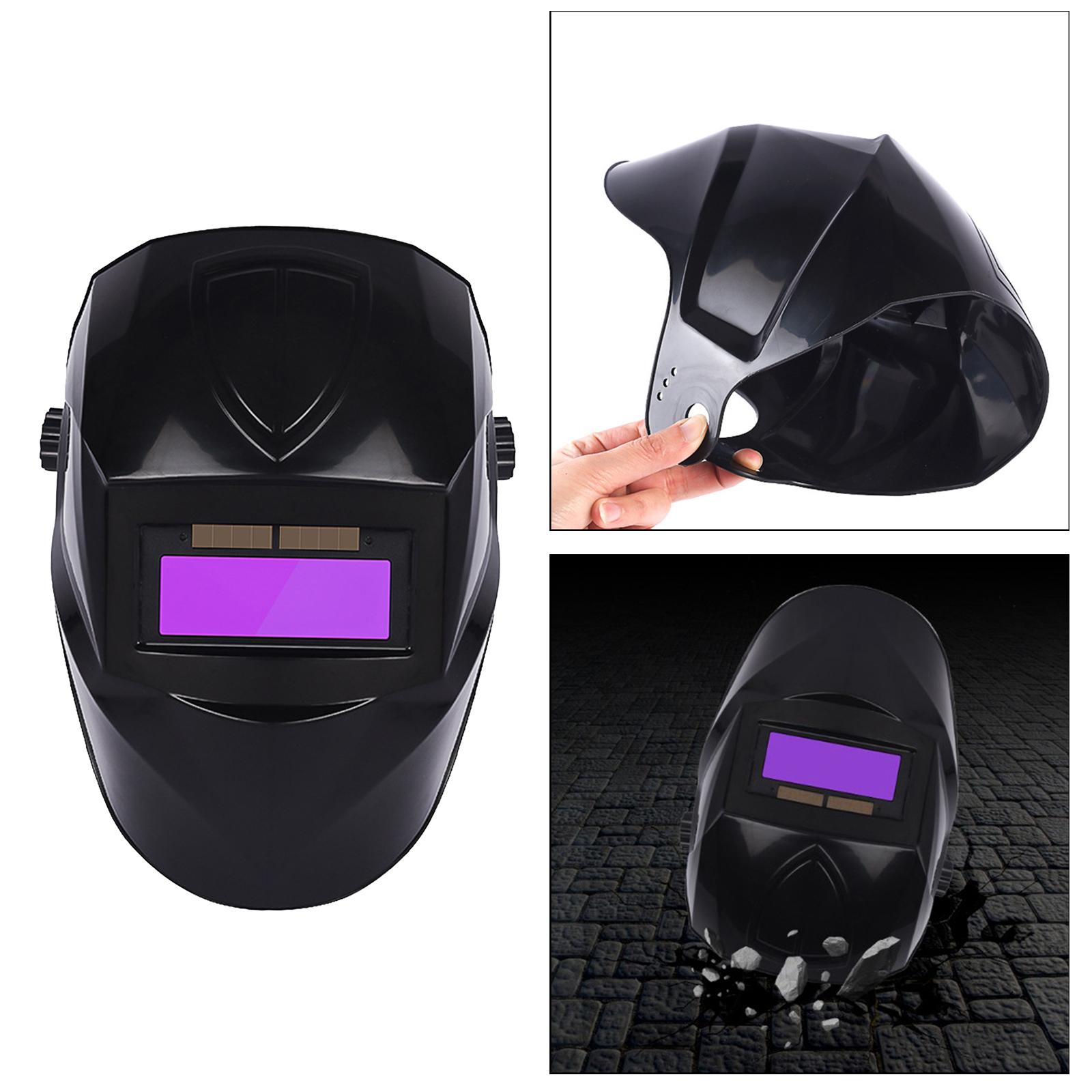 2xAuto Darkening Welding Helmet Mask Hood for Grinding  MIG TIG Welding