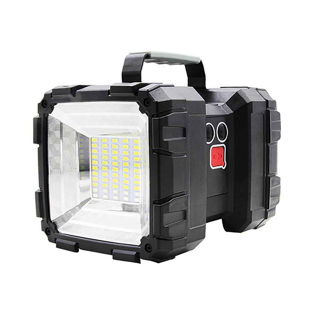 Portable Dual Head Searchlight Handheld Spotlight Flashlight Waterproof