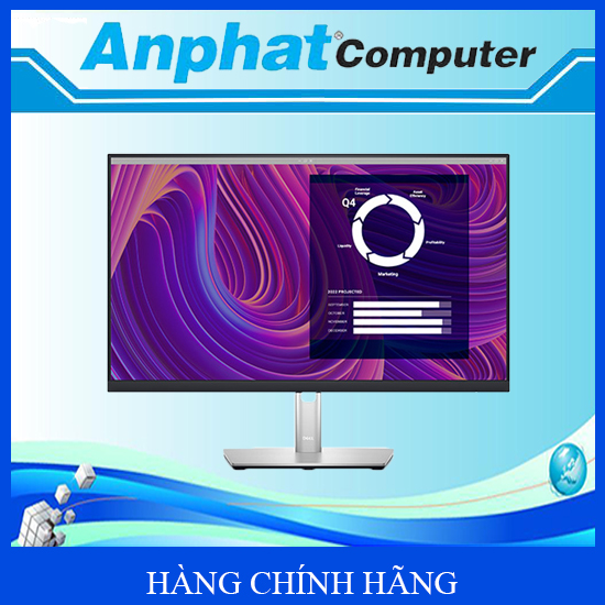 Màn hình LCD Dell P2423D 23.8&quot; IPS QHD 2K (2560 x 1440) 60Hz/ 5ms / HDMI / DP / USB - Hàng Chính Hãng