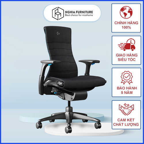 Ghế công thái học Herman Miller Embody & Logitech G, ghế làm việc đứng đầu về hỗ trợ cột sống