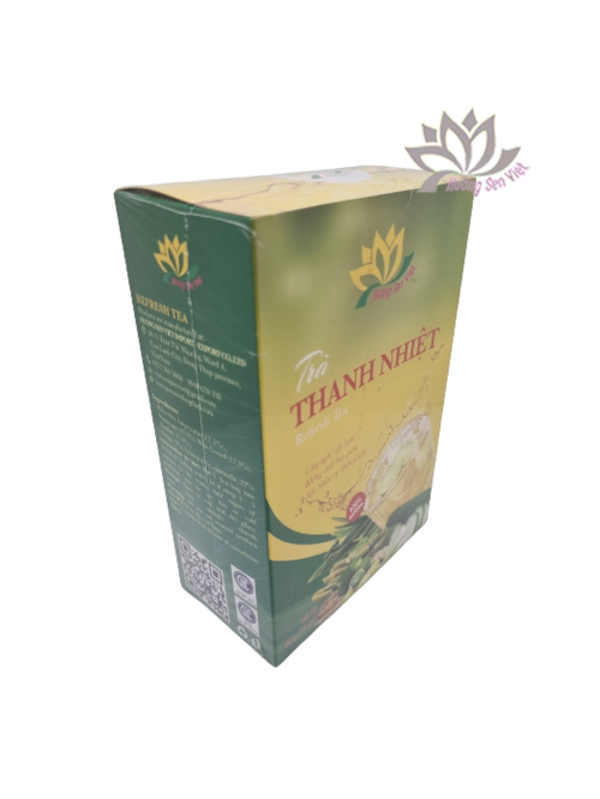 TRÀ THANH NHIỆT (CHANH + SẢ + GỪNG) HỘP 80G - HƯƠNG SEN VIỆT