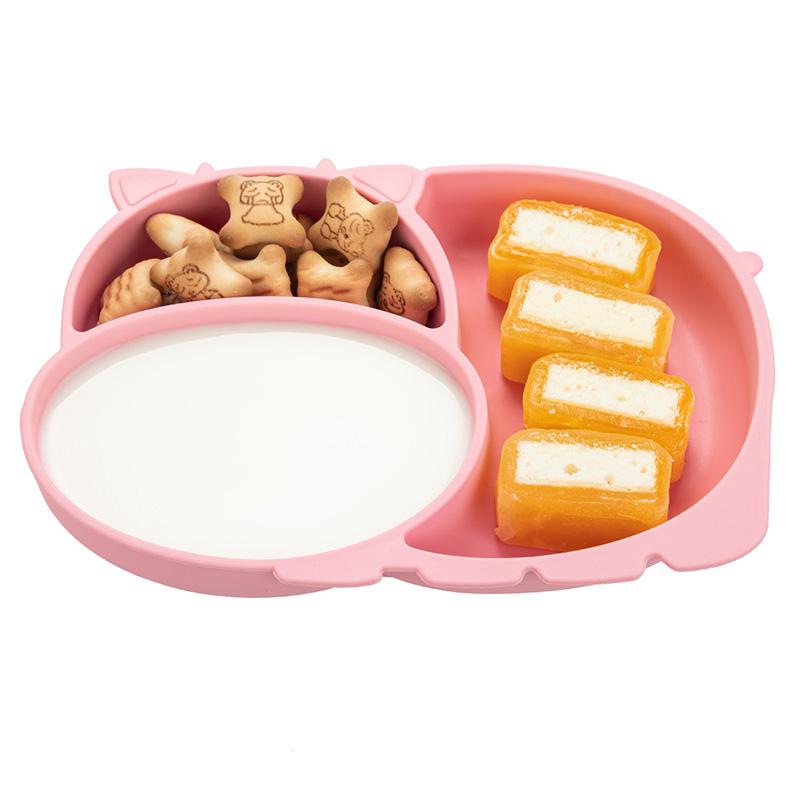 Bò Dẻo Silicone Cho Bé Ốp Dẻo Silicon Trẻ Em Bát Đựng Thức Ăn Cho Bữa Ăn Sáng Nursning Cho Ăn Bộ Đồ Ăn Món Ăn Kèm Thìa Nĩa Bộ