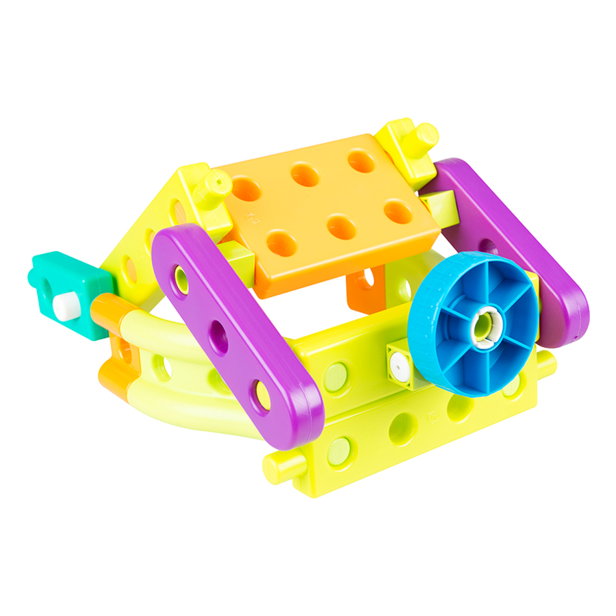 Đồ Chơi Dạy Học Gigo Toys Nhà Sáng Chế Thông Minh - Creative Trac 1274 (58 Mảnh Ghép)
