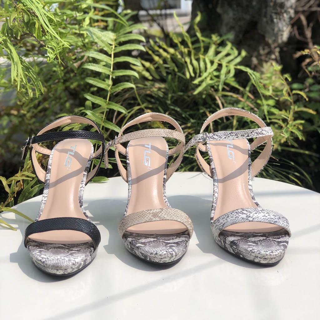 Sandal Nữ Gót Trong Hot Trend 2020 Quai Da 21419