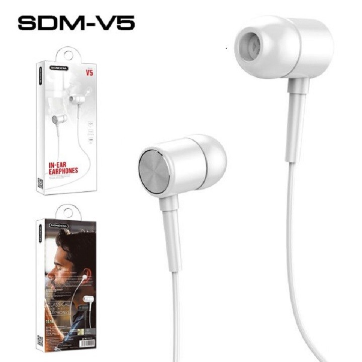 Tai nghe In-Ear Super Bass Sendem V5 - Hàng chính hãng- màu ngẫu nhiên