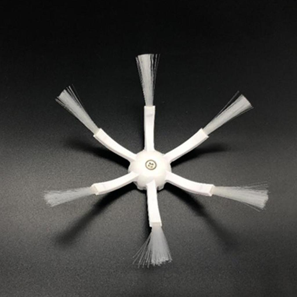 4 Pcs 6-Armed Side Brush Replacement Spare Part Robotic Vacuum Cleaner Accs