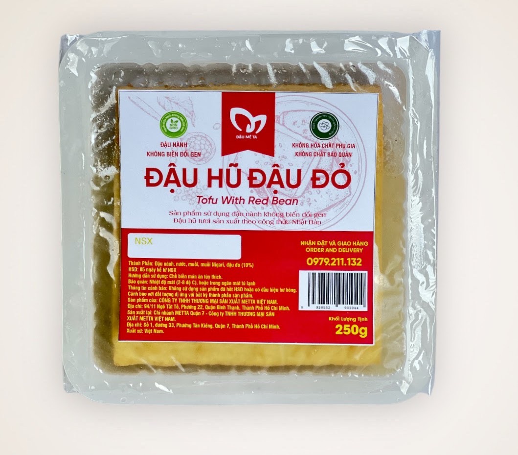 ĐẬU HŨ TƯƠI ĐẬU ĐỎ 250g