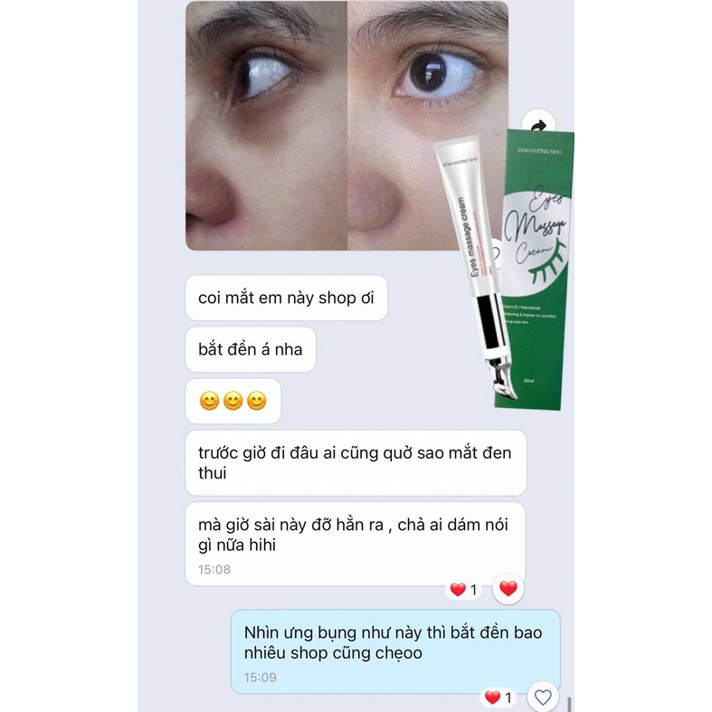 Kem thâm mắt Đinh Hương Nhu Eyes massage cream