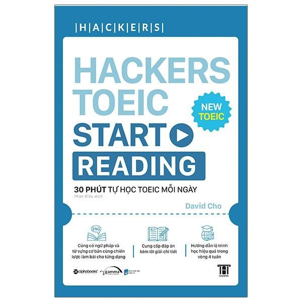  Combo Hackers TOEIC : VOCABULARY + READING + LISTENING - Bản Quyền