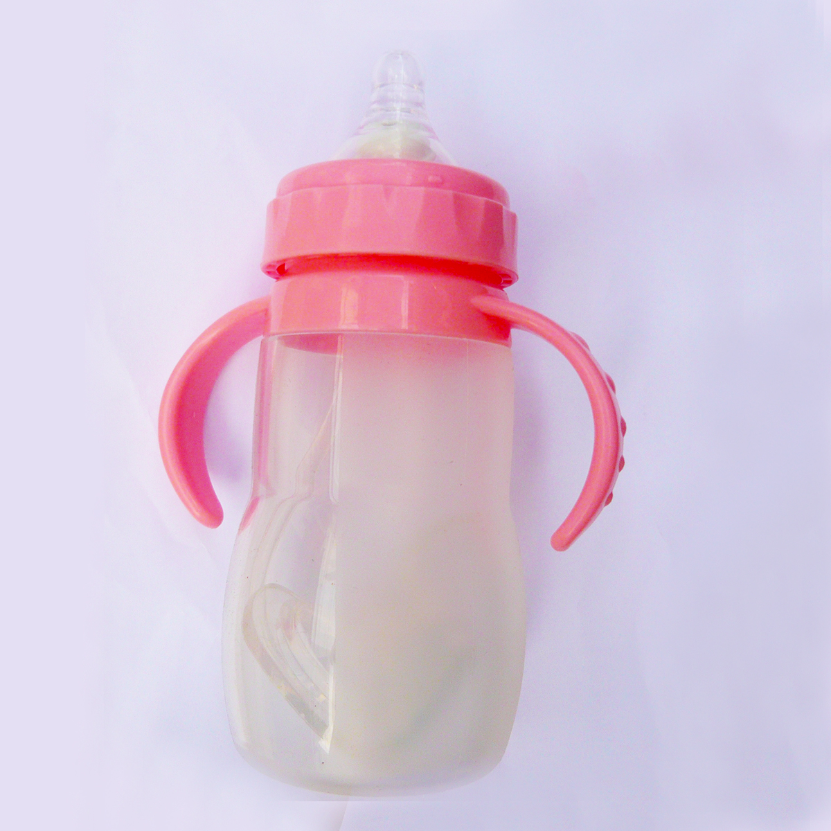 Bình sữa silicon siêu mềm cho bé BEREX cổ rộng 240ml- màu ngẫu nhiên