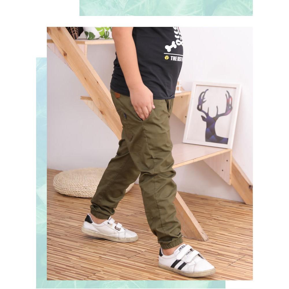 Quần Kaki cho Bé Trai Béo Hàng Quảng Châu Cao Cấp, Quần Dài Bé Trai