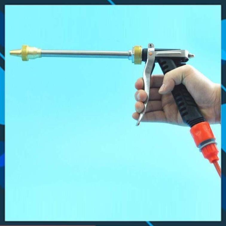 Bộ máy bơm nước cao áp rửa xe ô tô mini thông minh TL 509 tặng găng tay lau rửa xe