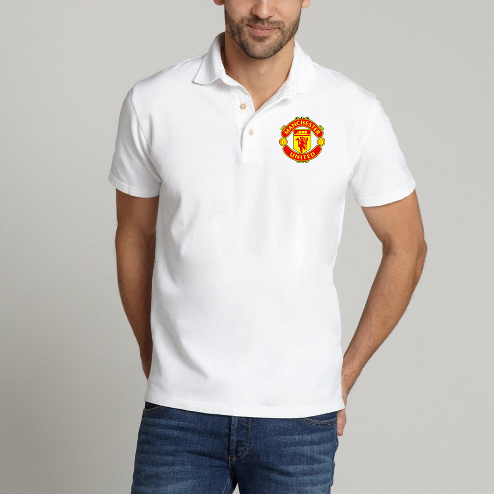 Áo Thun Polo Cổ Trụ  Câu Lạc Bộ Bóng Đá ManChester United MS01 Hàng Cao Cấp