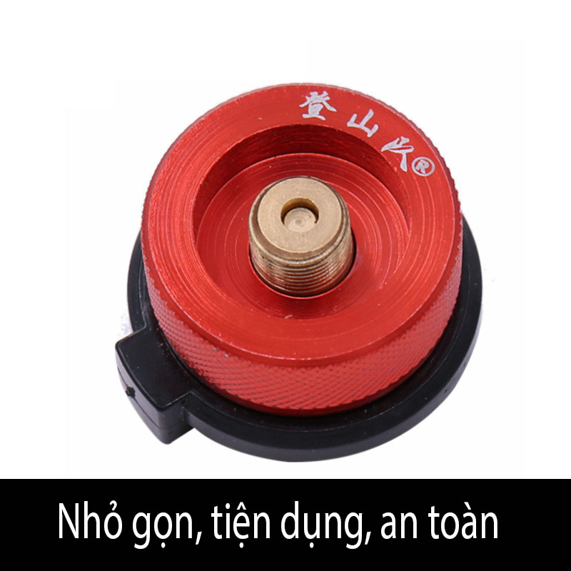 Đầu Chuyển Đổi Bình Ga Mini Tự Động Khóa, Van Kết Nối Bếp Ga Du Lịch Tiện Lợi KH19