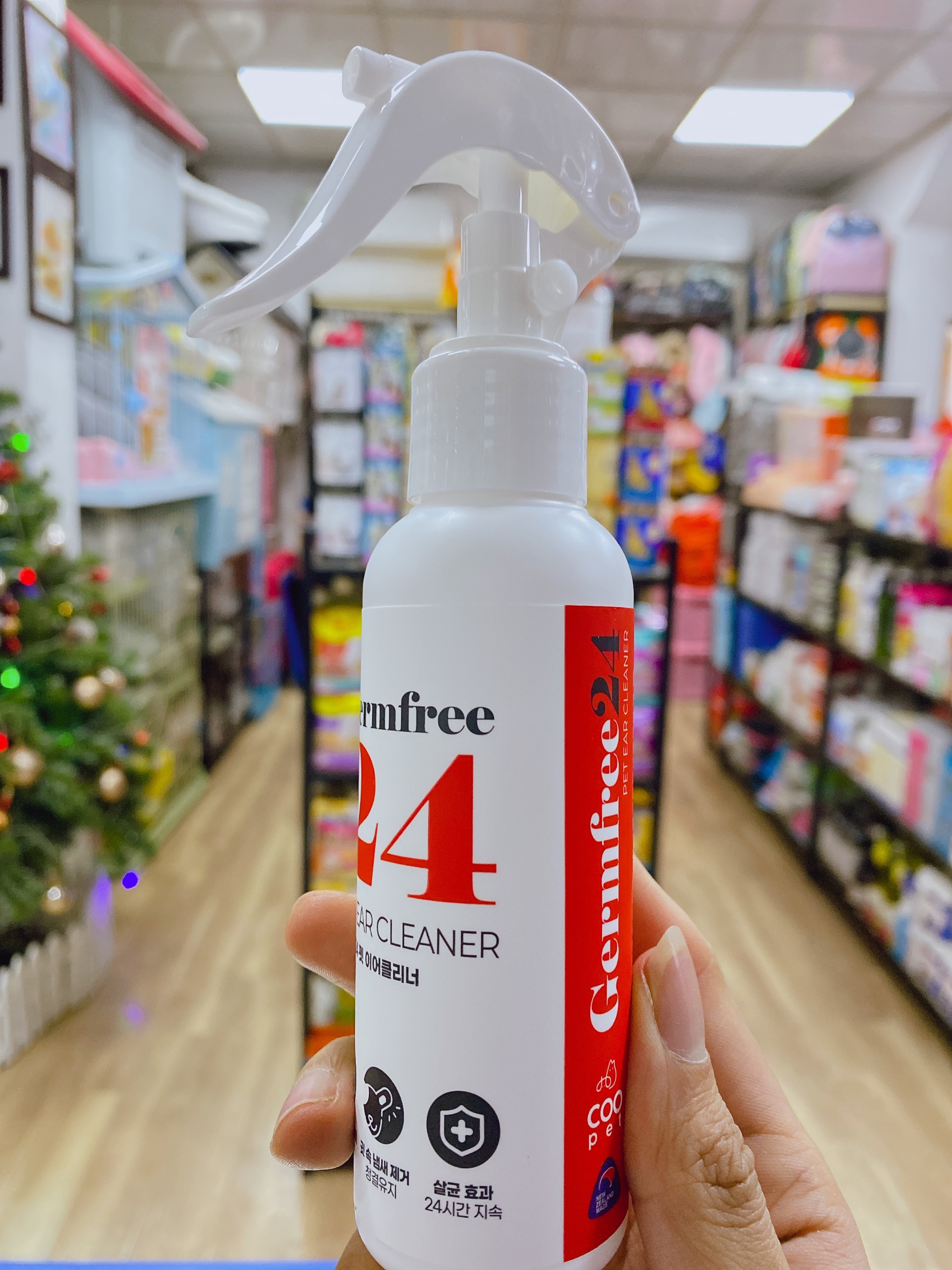 Vệ Sinh Tai Cao Cấp Germfree 24 - 120ml cho chó mèo