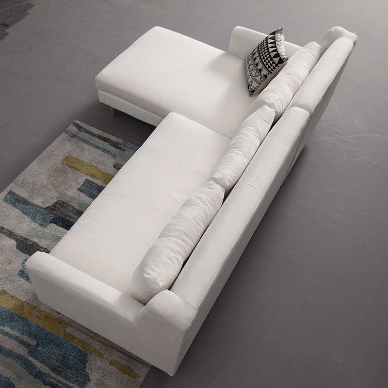 Sofa Góc Trắng Đẹp Tinh Tế Giá Rẻ DP-SG17