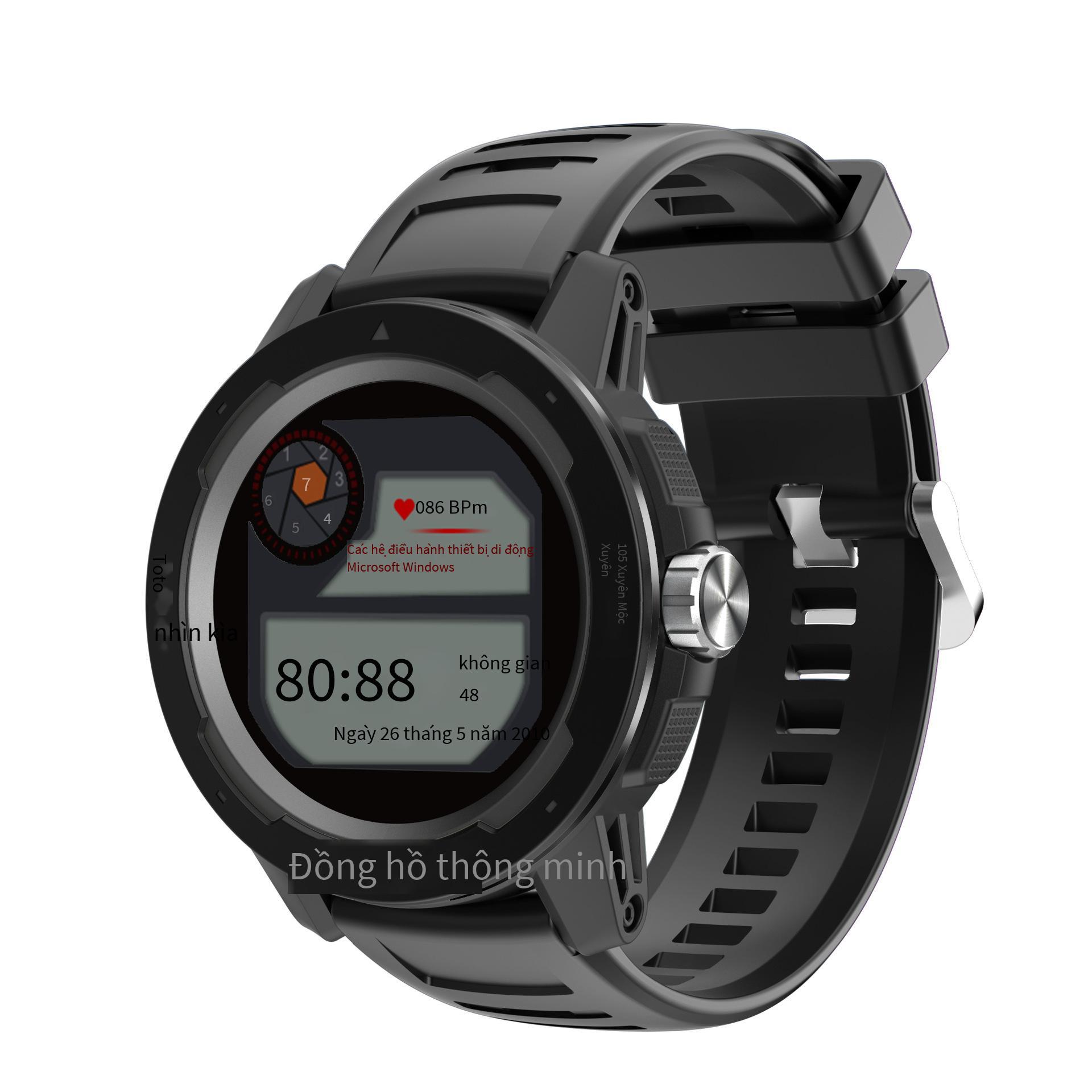 Ưu đãi sản phẩm mới Đồng hồ thông minh thể thao HT6Sport1 đo nhịp tim huyết áp nghe nhạc bluetooth vòng đeo tay đa chế độ thể thao