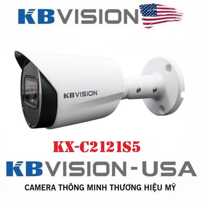 Camera 4 in 1 (CVI, TVI, AHD, Analog) hồng ngoại 30m 2.0MP KBVISION KX-C2121S5 (Vỏ kim loại) - Hàng chính hãng