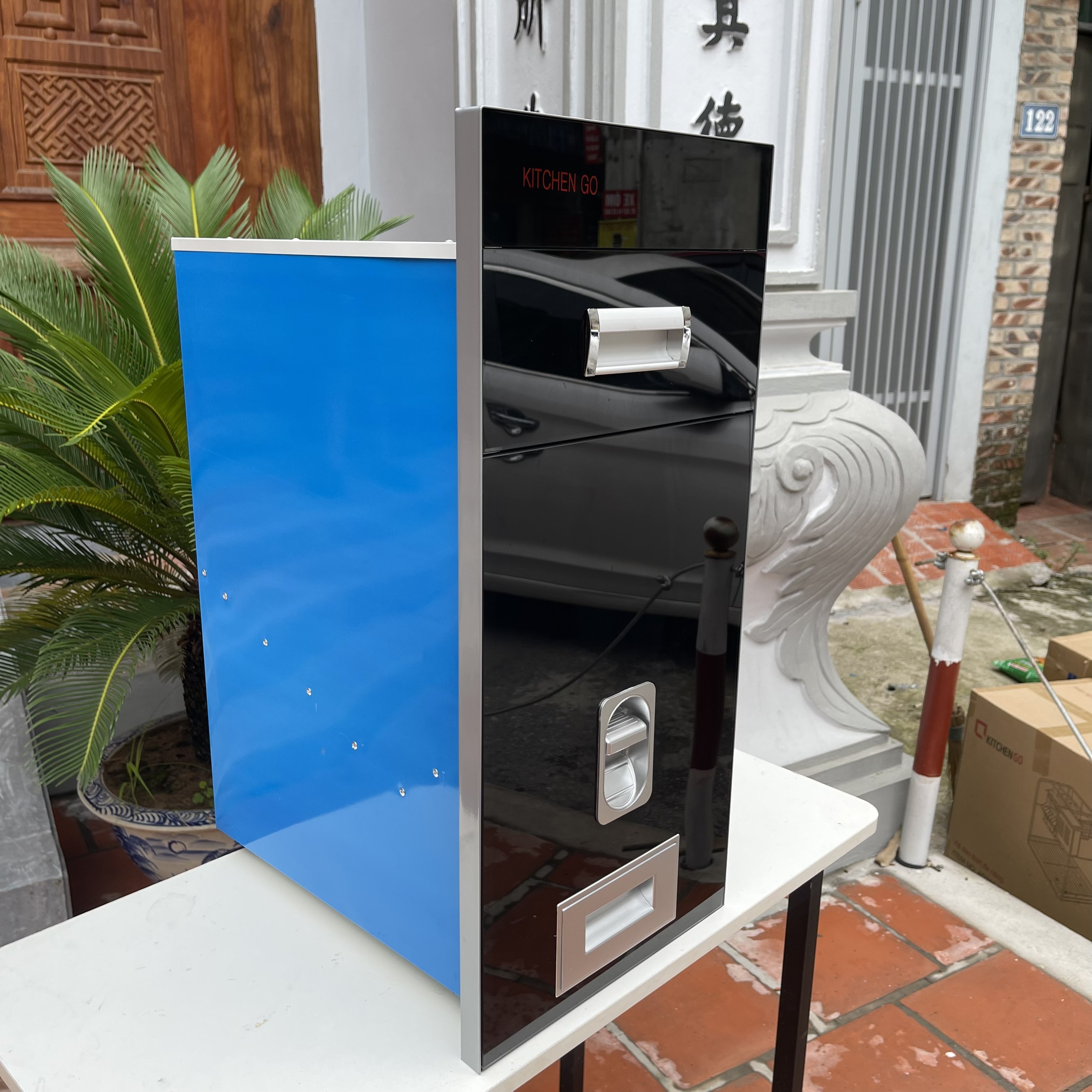 Thùng Đựng Gạo Thông Minh KITCHENGO - Gương Cường Lực - Bảo Hành Vĩnh Viễn