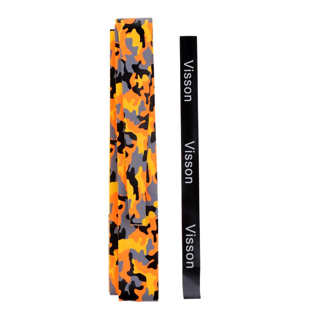 Anti Slip Stretchy Absorb Sweat Tennis/Badminton/Pickleball/Fishing Pole Racquet Grip Tape - Camo Colors