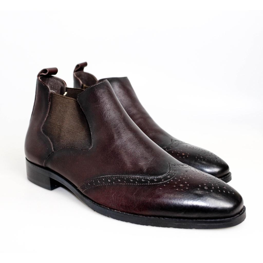 Giày Boots Da - Romeo Mid Brogue