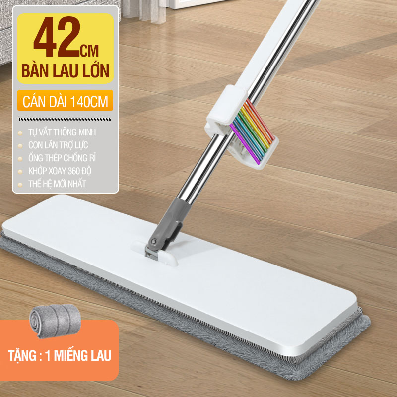 Miếng lau sơ cua Cây lau nhà Kitimop-WhitePro